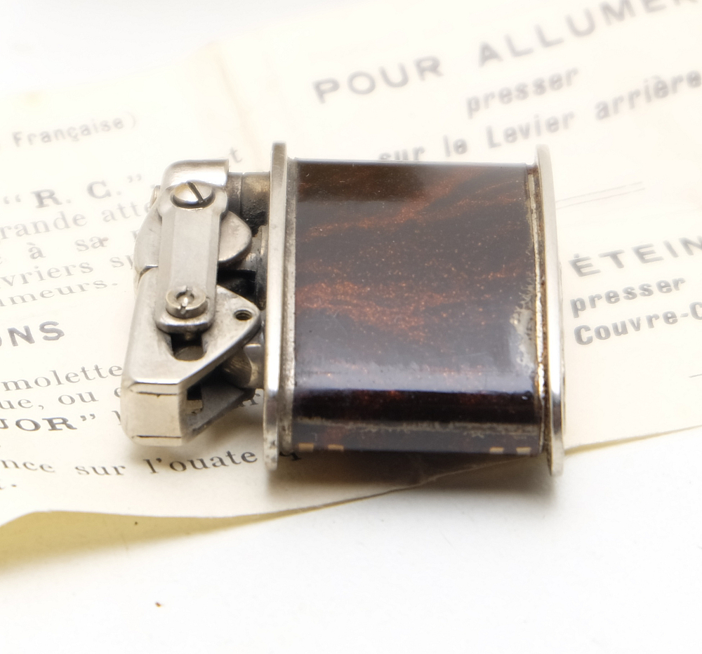 ​R.C Paris Petrol Lighter 1930s With box and instruction - 5