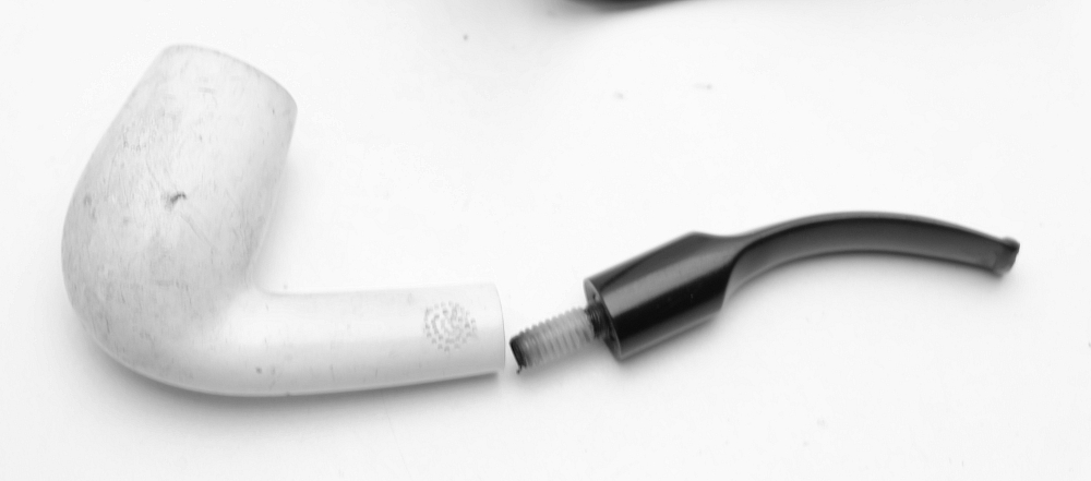 ​Meerschaum Bent Billiard Vintage Tobacco Smoking Pipe - 7