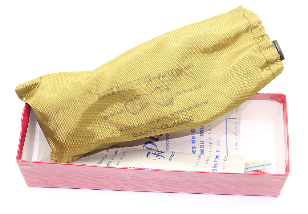 Pipe De Roi A.P Bourgeois St.Claude Unsmoked Vintage Smoking Pipe With Box! - 11