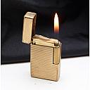 ​Dupont Line 1 Gas Lighter 20mk Gold Plated Works good! - 1 small