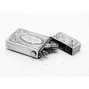 ​Silver 800 Automatic Petrol Lighter Germany 1900-1920S Works good! Rare! - 11 small