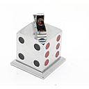 ​Unique Unbranded Automatic Table Petrol Lighter Dice 1950S France Works cool! - 11 small