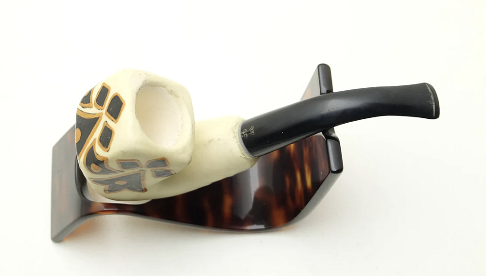 Unsmoked ​French Ceramic Tobacco Smoking Pipe - 2