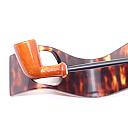 Nice Brown Unsmoked Ceramic French Vintage Tobacco Smoking Pipe - 2 small