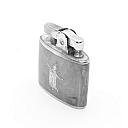 ​Ronson Petrol Standard Lighter Sterling Siam Dancing Women Made in England Works - 4 small