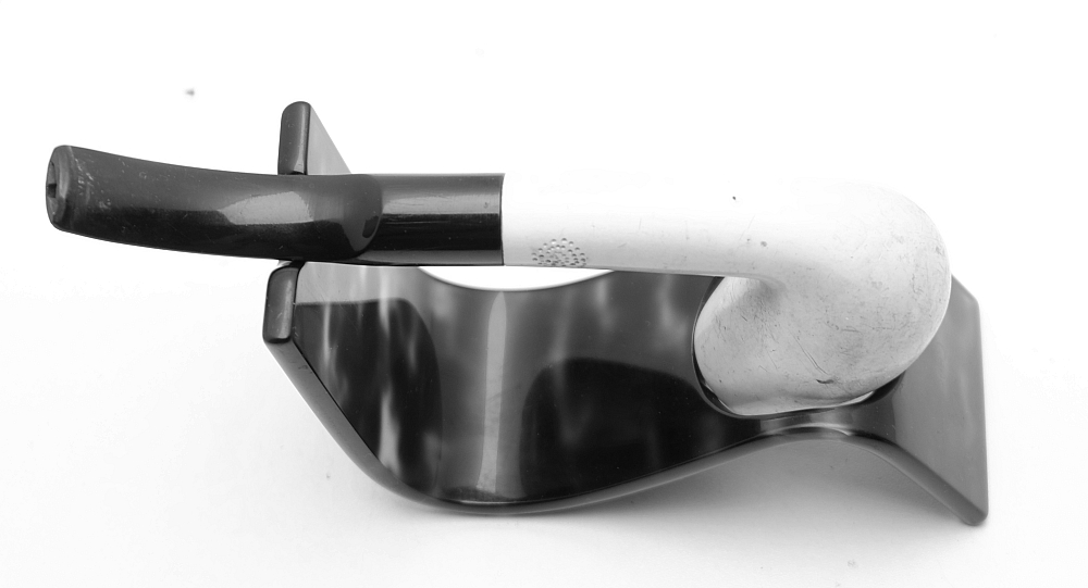 ​Meerschaum Bent Billiard Vintage Tobacco Smoking Pipe - 6