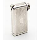 Flaminaire Quercia Grillon Gas Vintage Solid Silver Lighter 1950s Works! - 1 small