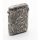 Solid Silver Petrol Matchbox/Lighter France - 6 small