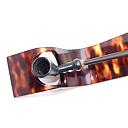 ​Long Black Ceramic Vintage Smoking Pipe - 3 small
