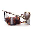 Jima Modele depose Vintage Smoking Tobacco Pipe Gold Brown - 5 small