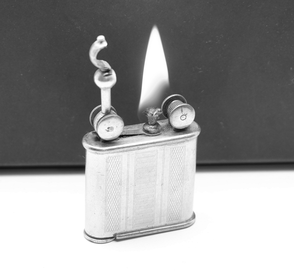 ​Deniel's Vintage Petrol Lighter 1940s Made in France Works great! - 1