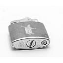​Ronson Petrol Standard Lighter Sterling Siam Dancing Women Made in England Works - 6 small