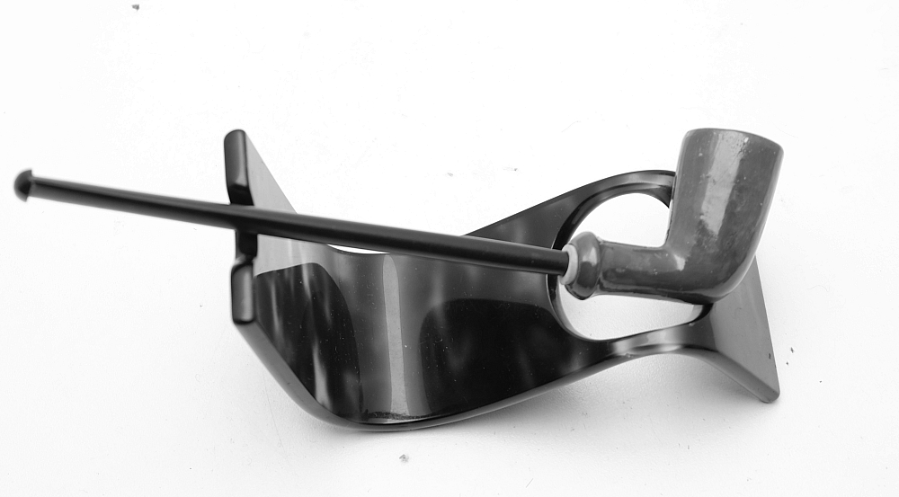 ​Nice Brown Unsmoked Ceramic French Vintage Tobacco Smoking Pipe - 6