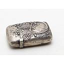 Solid Silver Antique French Matchbox Case Rare! - 6 small