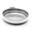 Hermes Set Solid Silver Lighter and Metal Gold Plated Ashtray 1960s - 6 small