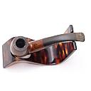 ​Bent Billiard Vintage French Smoking Pipe La Glorieuse Patent 203 - 4 small
