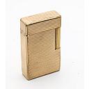 ​Dupont Line 1 Gas Lighter 20mk Gold Plated Works good! - 2 small