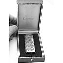 Cartier Sterling Silver 925 Vintage Gas Lighter With Box! Works! Fully Serviced! - 8 small