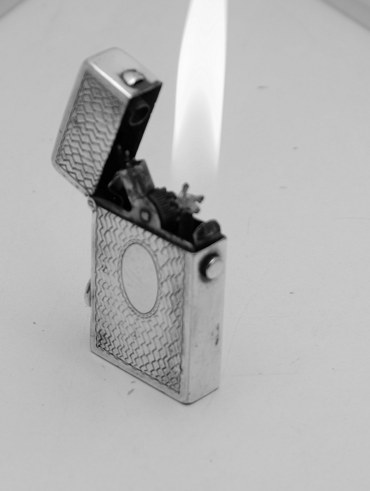​Automatic Petrol Lighter Pat.Ang.Gesch RK Germany 1910-1920S Works good! Rare! - 11