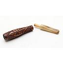Carved French mouthpiece cigarette holder Briar+Horn - 8 small