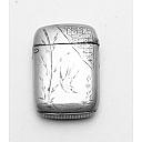 Nice Vintage French Matchbox Case! - 2 small