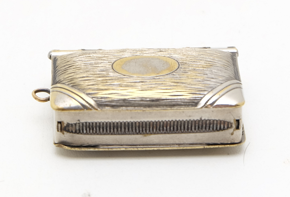 Unbranded Unique Antique Book Matchbox/Coin box Case Rare! - 5