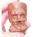 FBC Pipe Smoker Head Carved Bruyere Fine St.Claude - 8 small