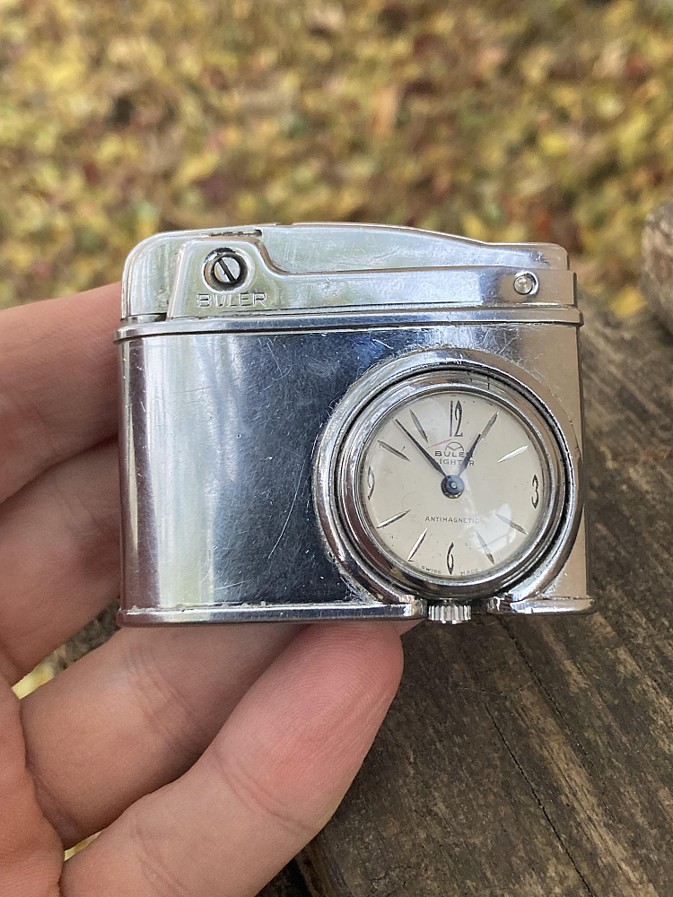 Lighter Buler with watch 1960-1970 - 1