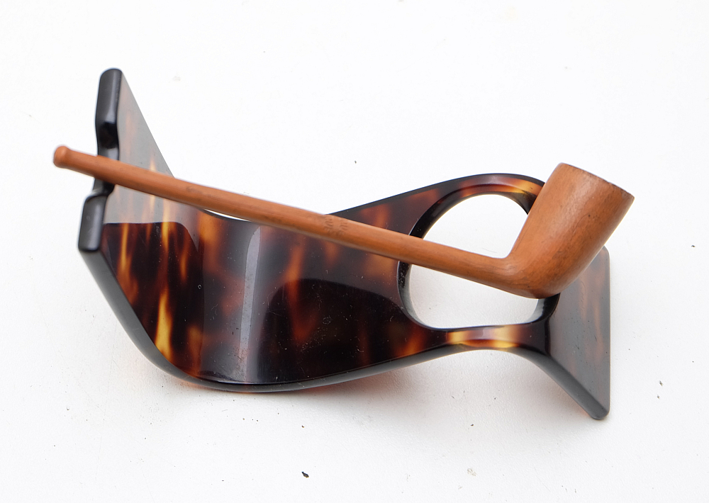 Fabrique De Belgique Onepiece Ceramic Vintage Tobacco Smoking Pipe - 4