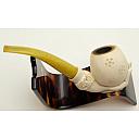 Nice French Meerschaum Pipe Hand holding the bowl - 3 small