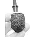 ​Silver Match Montreal Bent Billiard Vintage Smoking Pipe Restored! - 6 small