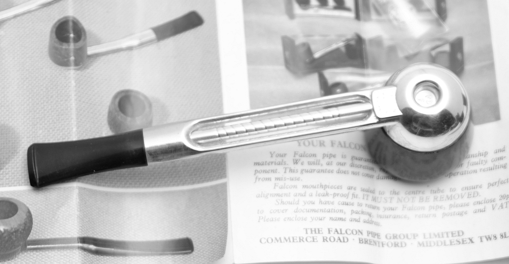 Unsmoked Falcon Made in England Vintage Tobacco Smoking Pipe + two bowls! - 6