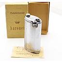 ​Flaminaire Baronet Vintage Table Gas Lighter WITH BOX, WARRANTY CARD Works! - 3 small