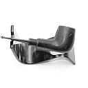 ​Billiard Vintage Tobacco Smoking Pipe Grenhill Leather Coated - 6 small