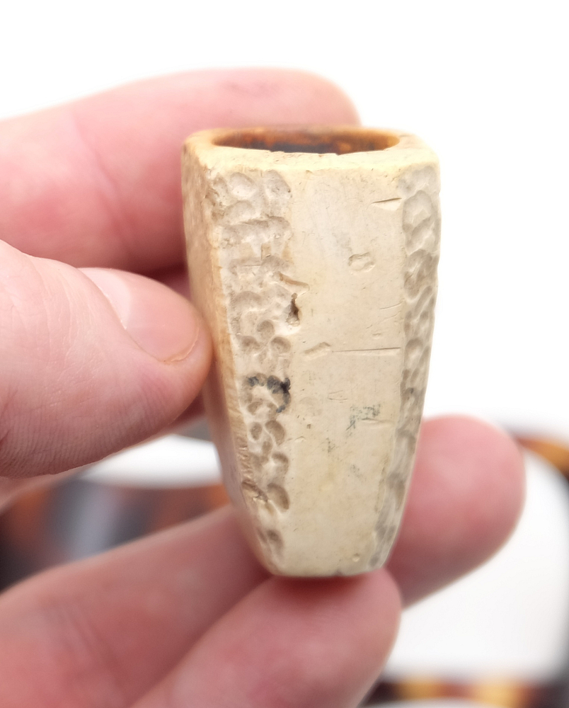 ​Long Meerschaum French Vintage Tobacco Smoking Pipe - 5