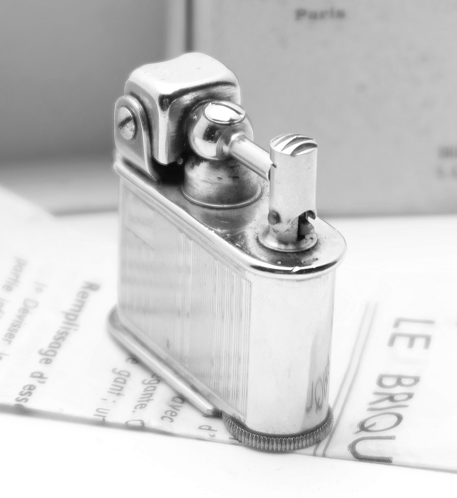 Lancel Automatic Petrol Lighter 1930s With box and instruction - 4