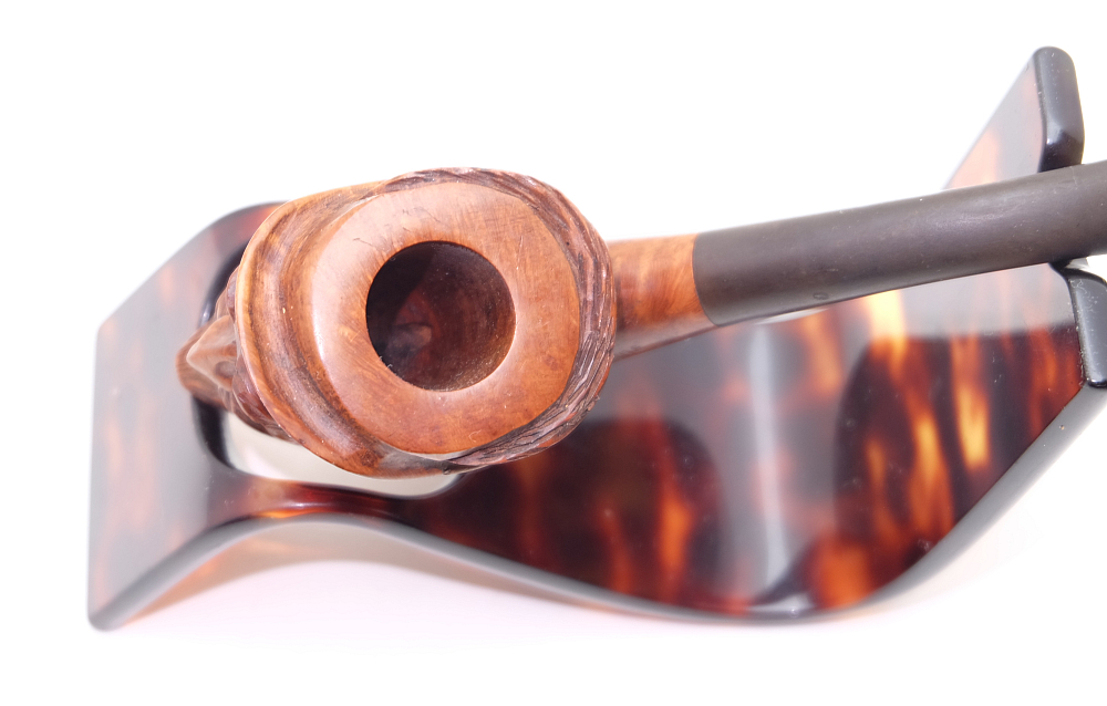 ​Men Head Bruyere Fine St.Claude Vintage Smoking Tobacco Pipe - 3