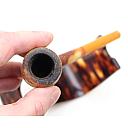 ​Antique Meerschaum French Long Tobacco Smoking Pipe Amber Stem - 4 small
