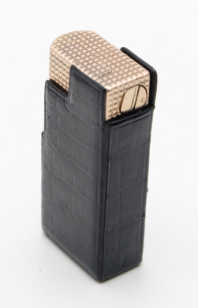 ​Dunhill Aldunil Paris Gas Lighter Solid Silver and Gold Plated Fully serviced! - 12