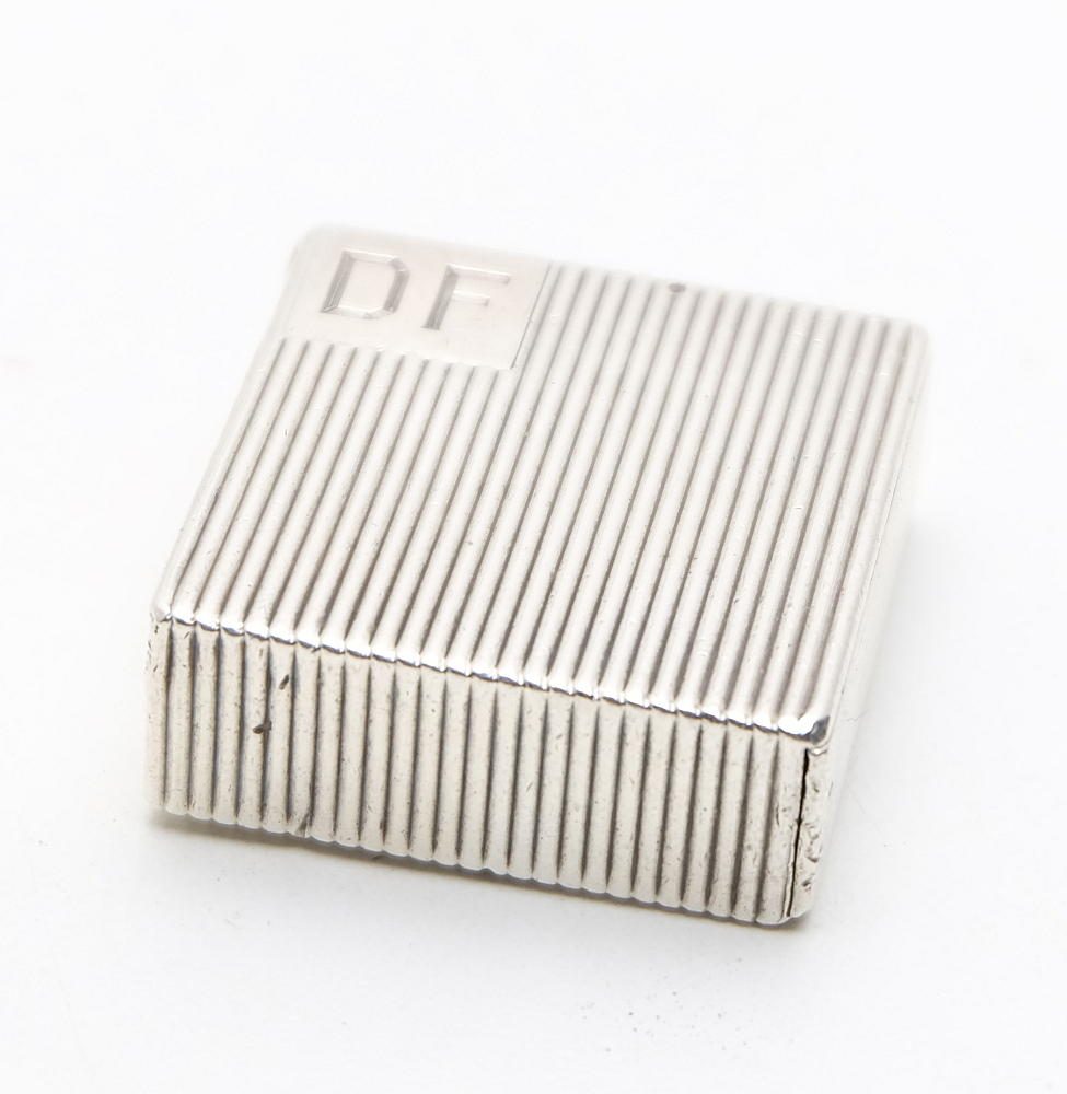 Chanteloup Paris Solid Silver Petrol Lighter Art Deco RARE! 1930-1940s Works! - 7