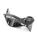 Dunhill Shell Briar P+4 F/T 4S Bent Rhodesian Smoking Pipe Restored!Rare! - 5 small