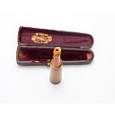 ​Antique Beautiful French Meerschaum amber W.Krebs mouthpiece cigar holder - 8 small