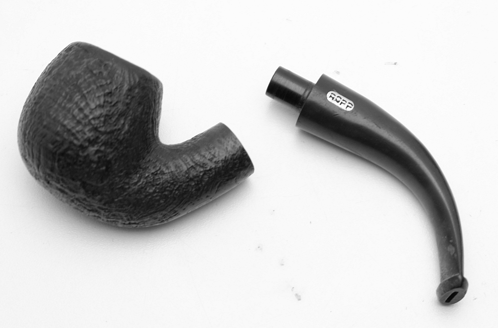 Ropp Pompe 66 Bent Billiard Vintage Tobacco Smoking Pipe - 7