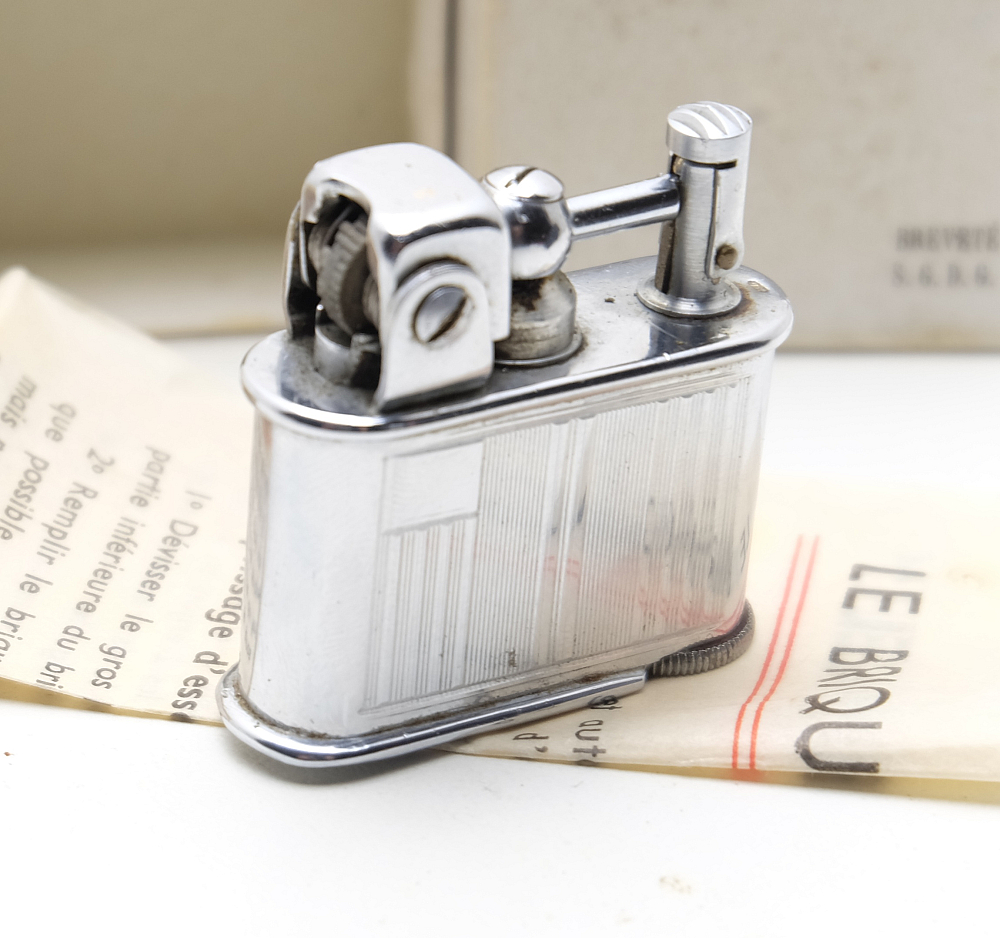​​Lancel Automatic Petrol Lighter 1930s With box and instruction - 3
