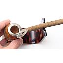 ​Unsmoked Cherrywood Beautiful French Vintage Tobacco Pipe Freehand - 3 small
