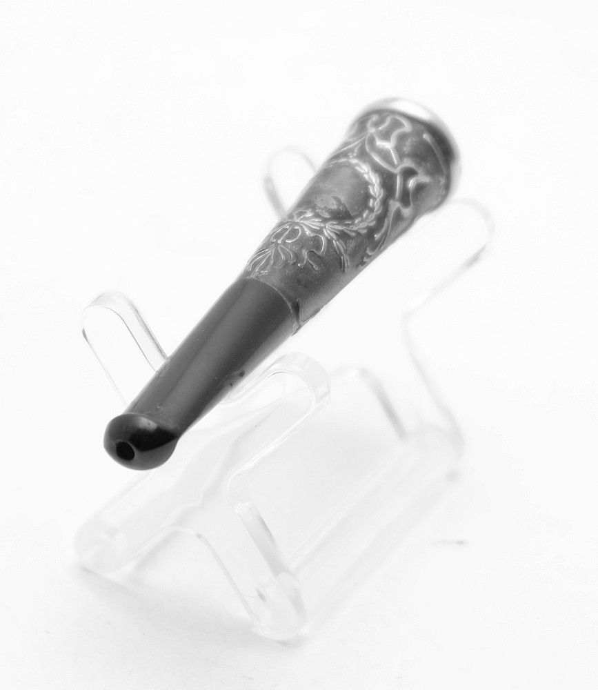 ​Beautiful Art Nouveau French Cigarette Holder Gold Ring - 5