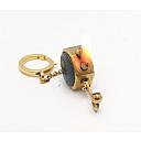 ​Unique Small French Leather Coated Petrol Lighter Works good! - 6 small
