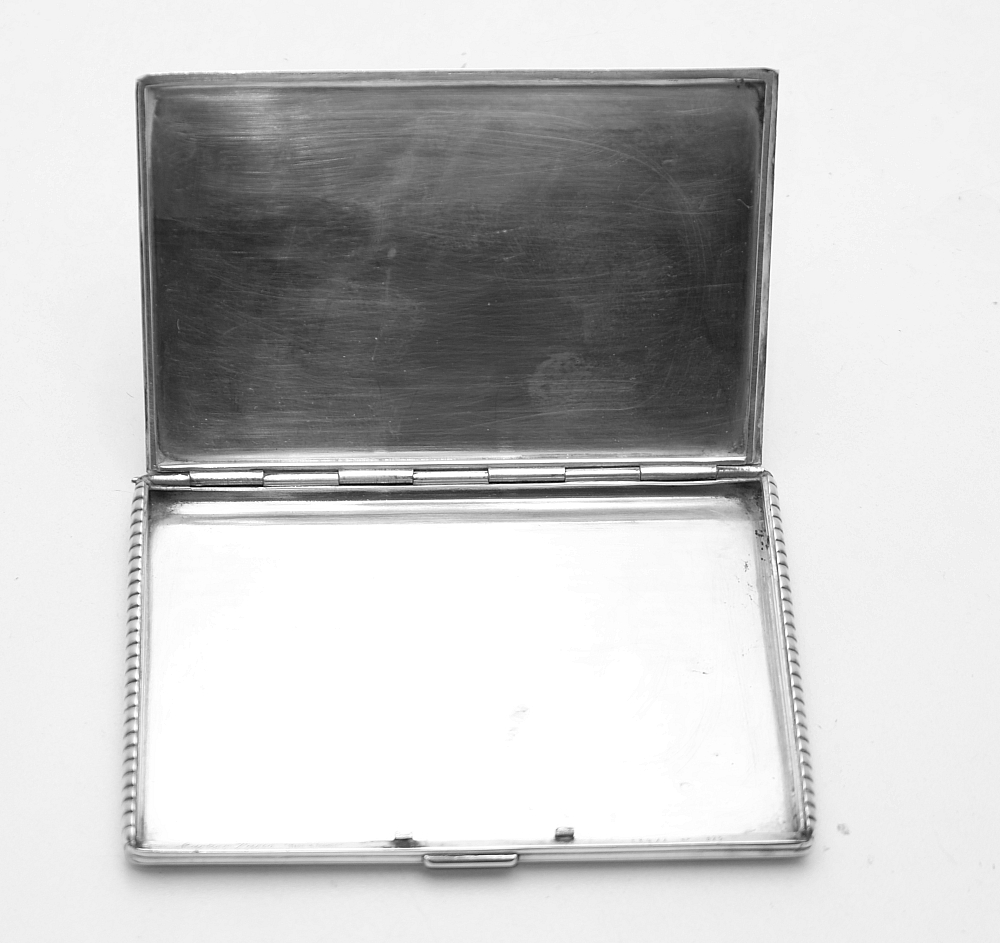 ​Cartier Sterling Silver 925 Cigarette Case Art Deco Beautiful and Rare! - 5