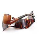 ​Real briar Bent Billiard Smoking Pipe Vintage France - 1 small