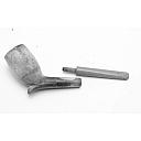 ​Antique Meerschaum French Long Tobacco Smoking Pipe Amber Stem - 8 small